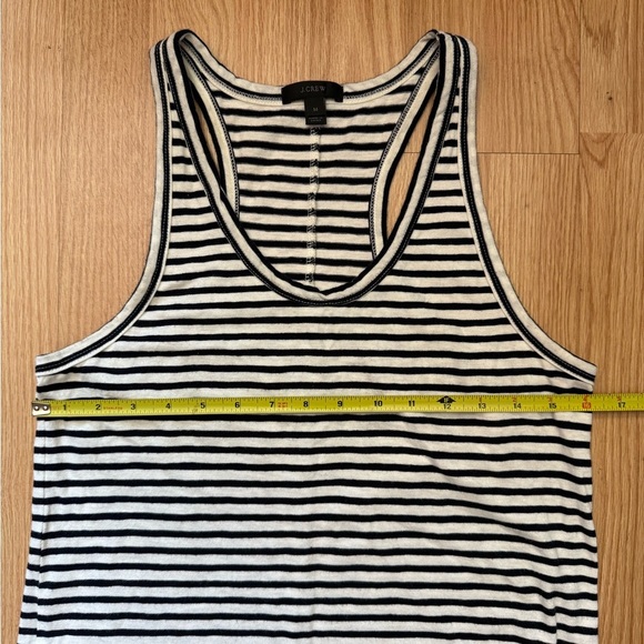 J Crew Striped Racerback Sleeveless Dress Size Medium - Picture 5 of 6